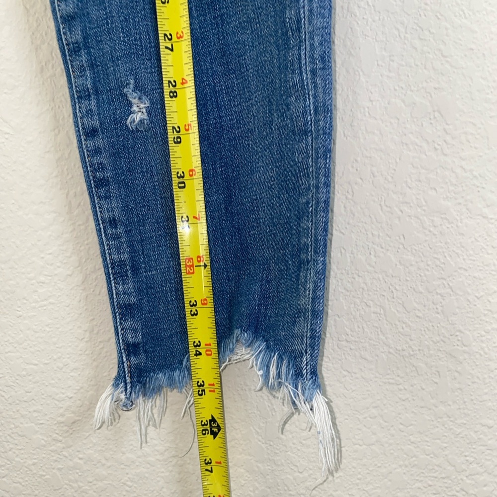 🎈Moussy Vintage Glendele Light Wash Distressed Zipper Fly Skinny Jeans! - Picture 5 of 13